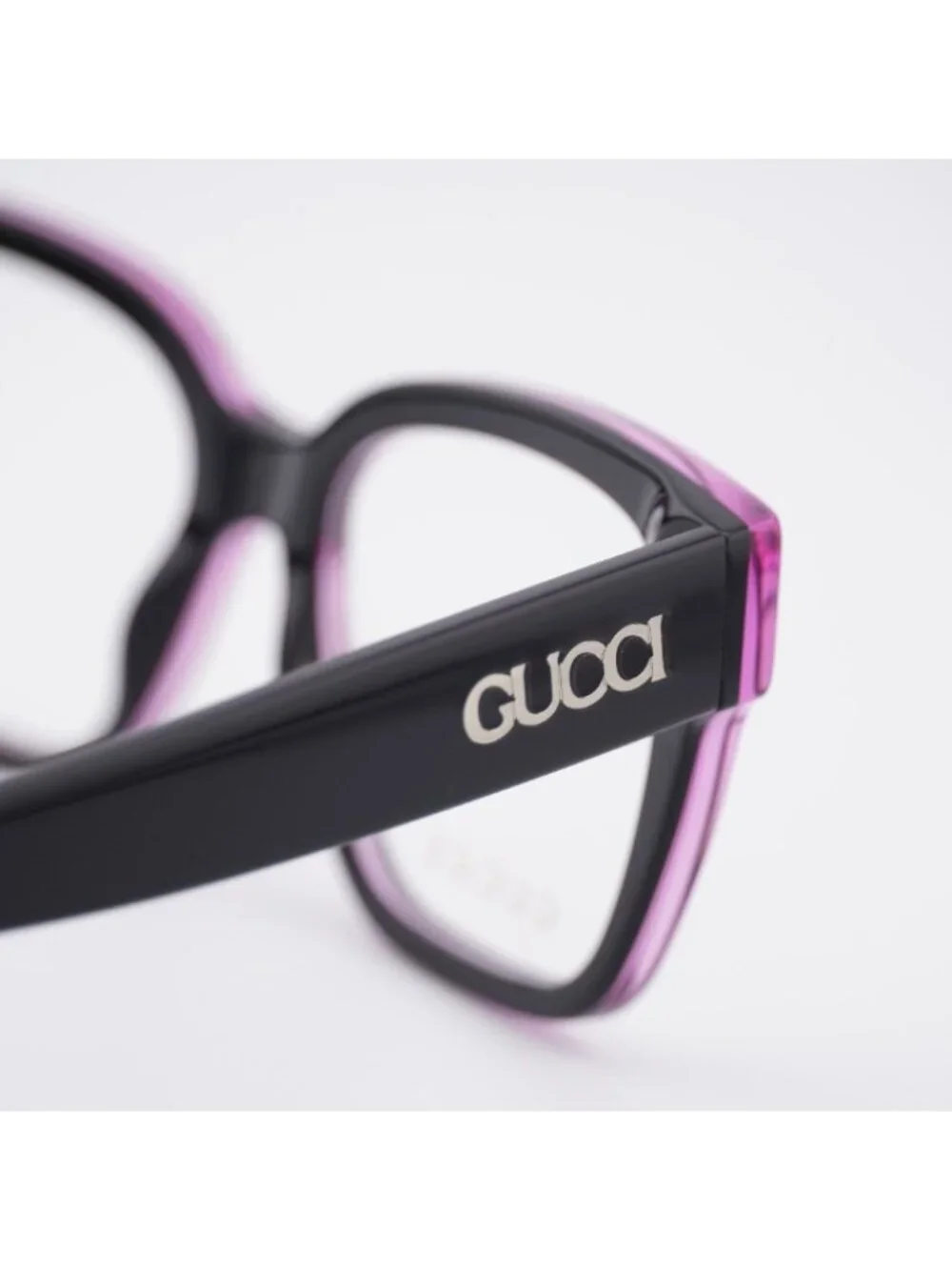 Gucci GG1791O 003 Eyeglasses Black/Pink 51mm Square Frame